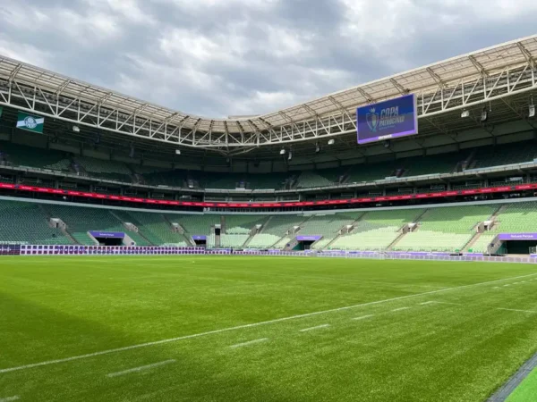 Nubank Parque, centro de treinamento do Palmeiras, em São Paulo.
