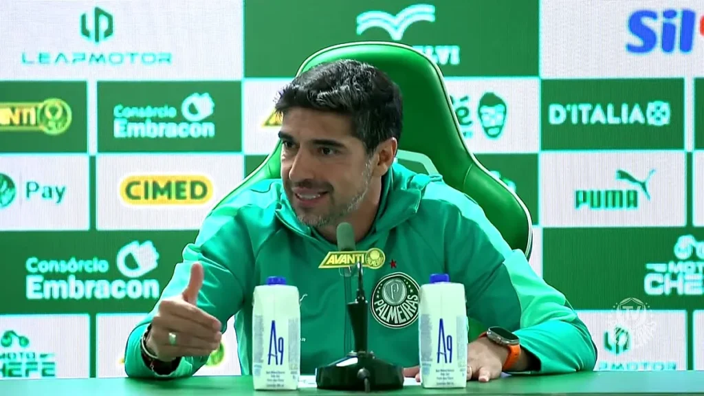 Abel Ferreira na entrevista coletiva após Palmeiras 4 x 1 Corinthians