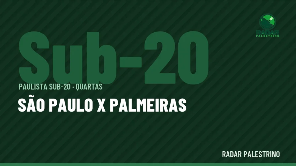 Sub-20 — São Paulo x Palmeiras