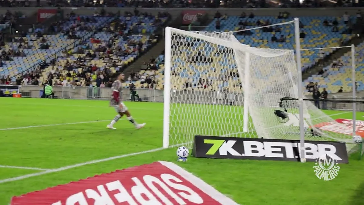 Gol do Palmeiras no Maracanã contra o Fluminense em 2025
