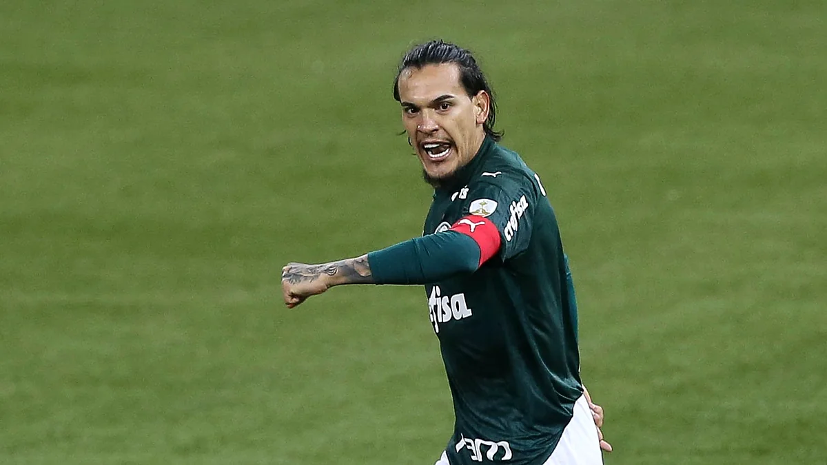 Gustavo Gómez comemora gol na Libertadores