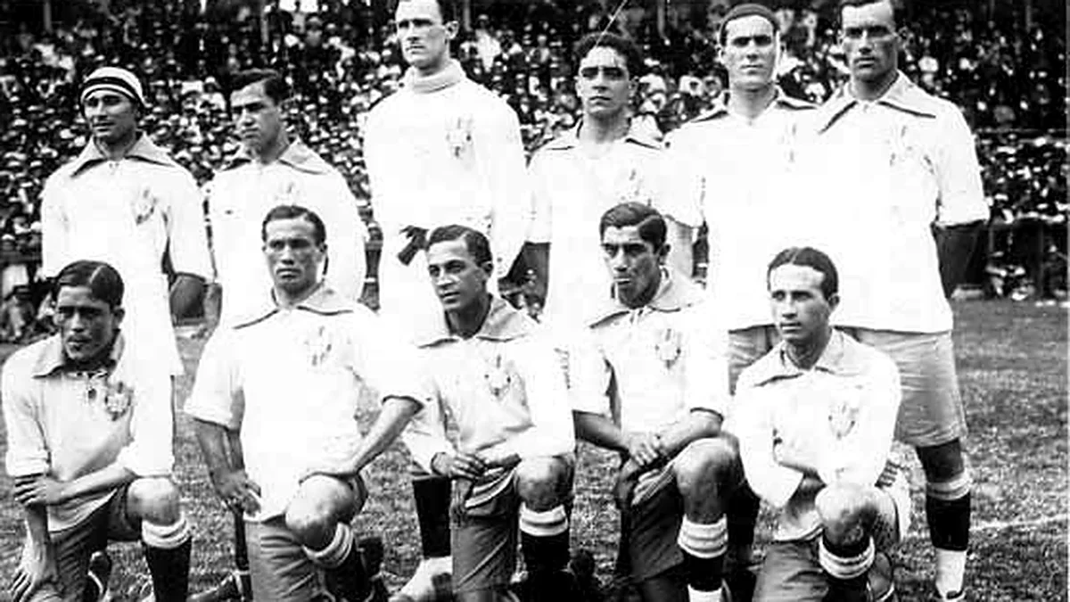Seleção Brasileira campeã sul-americana de 1919 com Heitor e Bianco