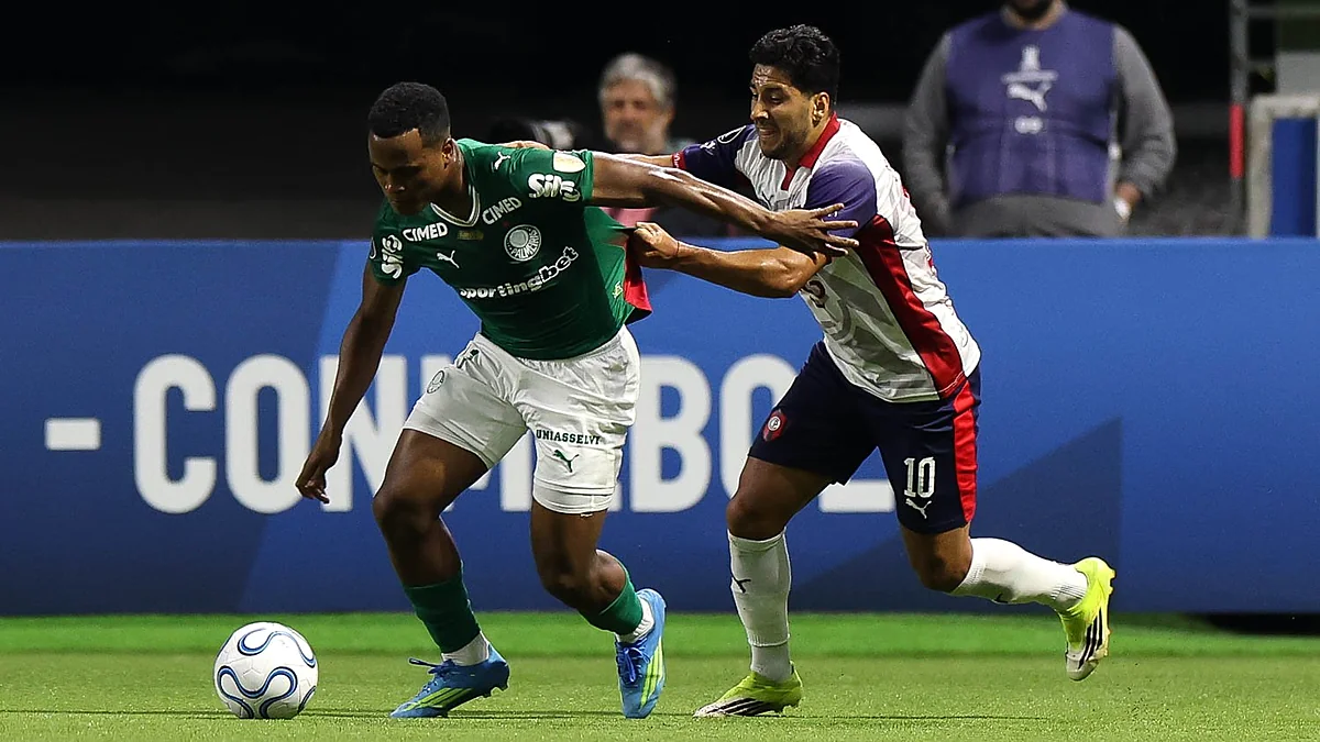 Arias em jogo do Palmeiras na Libertadores