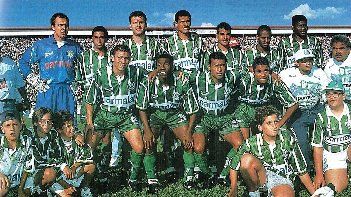 Time do Palmeiras campeão paulista de 1996, a Máquina Mortífera dos 102 gols