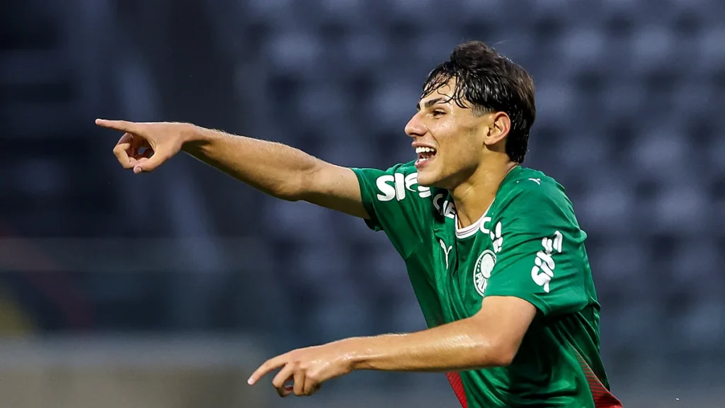 Sub-17 do Palmeiras em jogo do Brasileiro